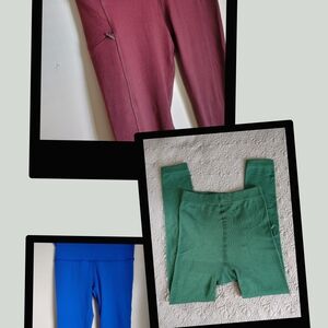 Maurices Women's Leggings in Maroon, Teal, and Cobalt